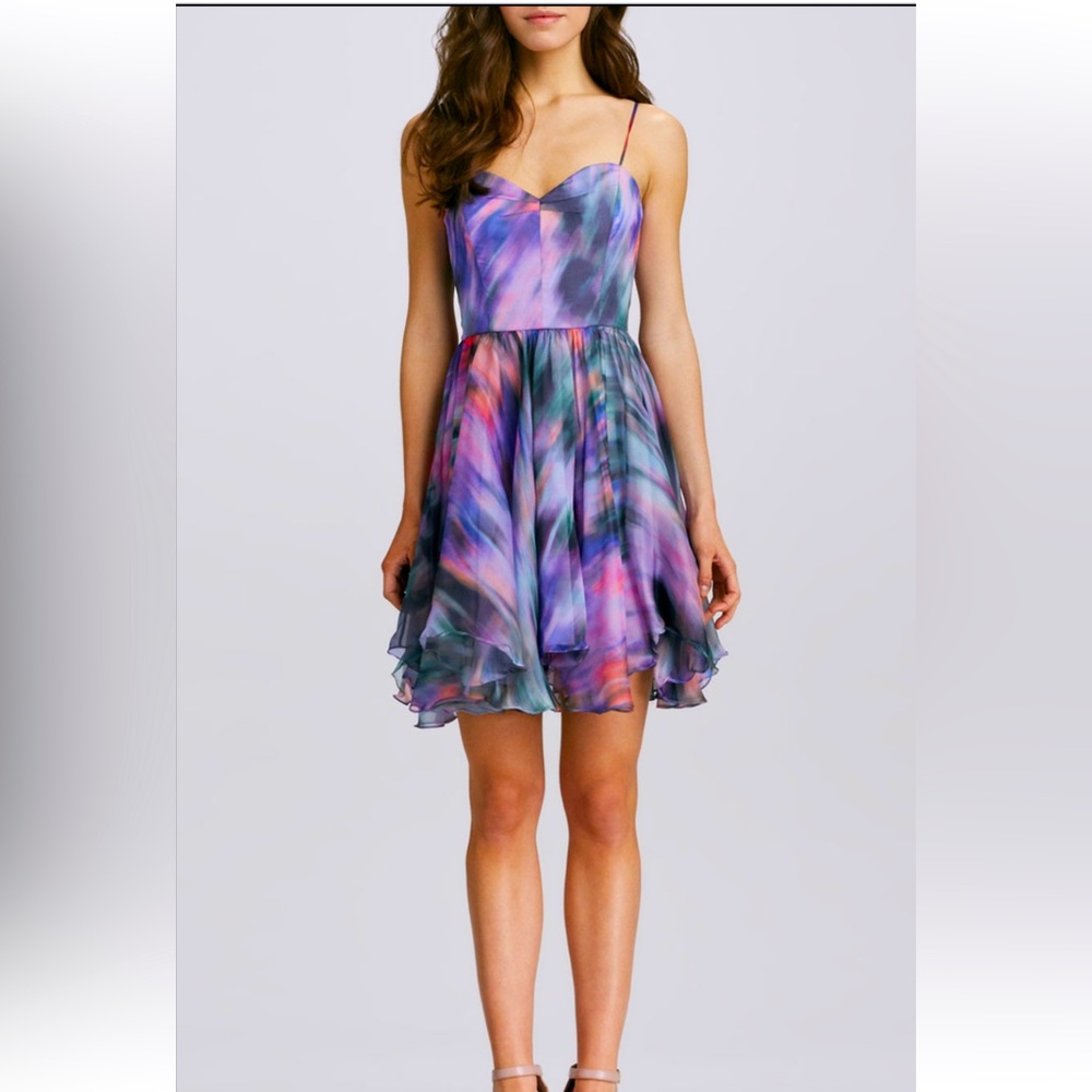 Milly Gemma Silk Printed Dress (2)